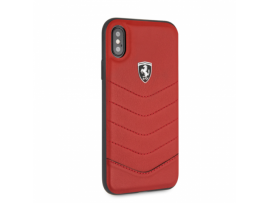 CG MOBILE IPhone X/XS FERRARI HERITAGE QUILTED Red Leather Hard Case Cover Luxur